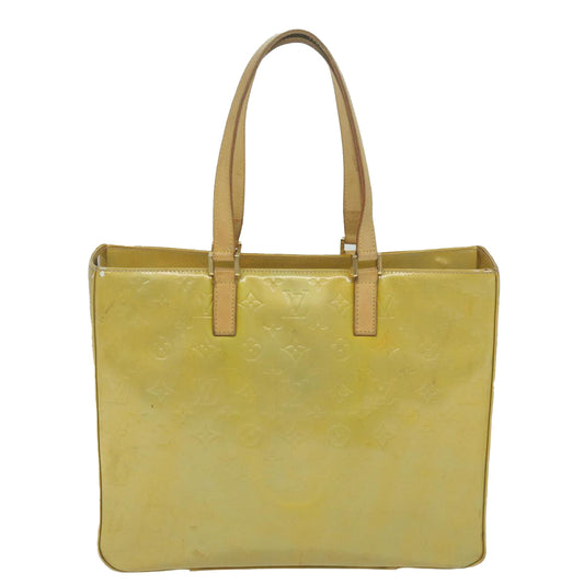 LOUIS VUITTON Monogram Vernis Columbus Tote Bag Gris M91028 LV th4432