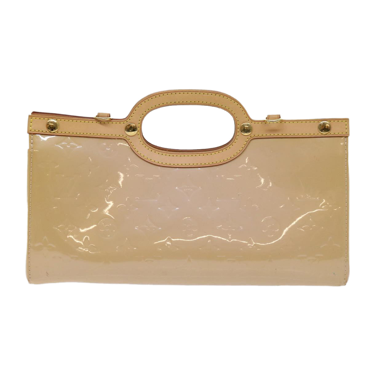 LOUIS VUITTON Monogram Vernis Roxbury Drive Bag Marshmallow Pink LV th4443