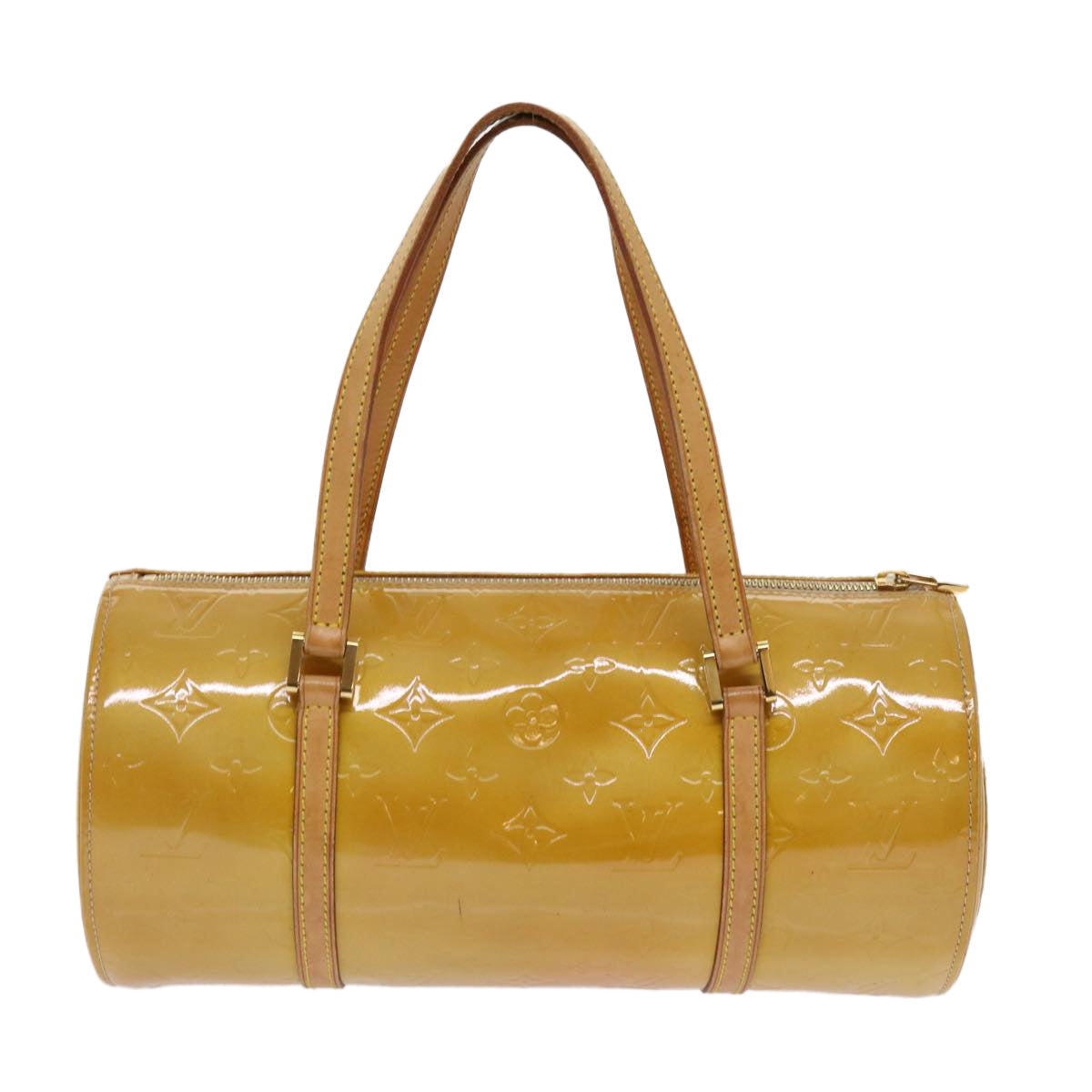 LOUIS VUITTON Monogram Vernis Bedford Hand Bag Beige M91006 LV th4448