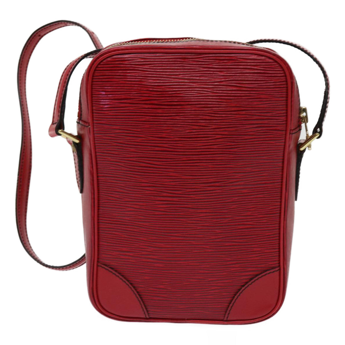 LOUIS VUITTON Epi Danube Shoulder Bag Red M45637 LV th4451