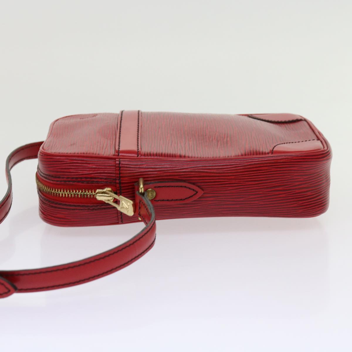 LOUIS VUITTON Epi Danube Shoulder Bag Red M45637 LV th4451