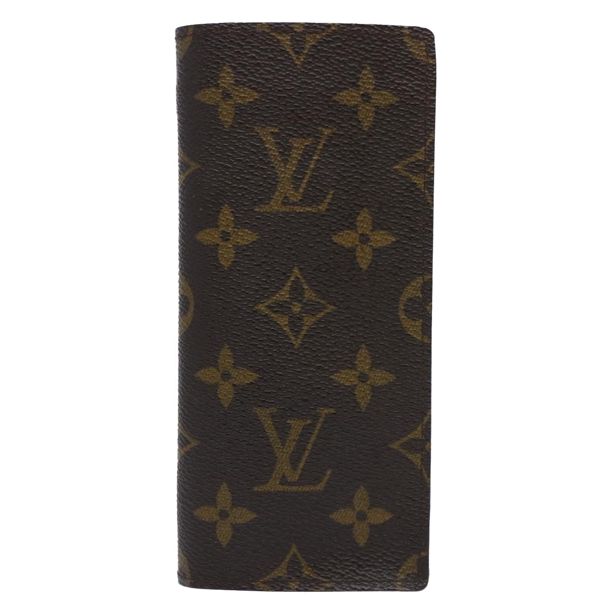 LOUIS VUITTON Monogram Etui Lunettes Simple Glasses Case M62962 LV th4466