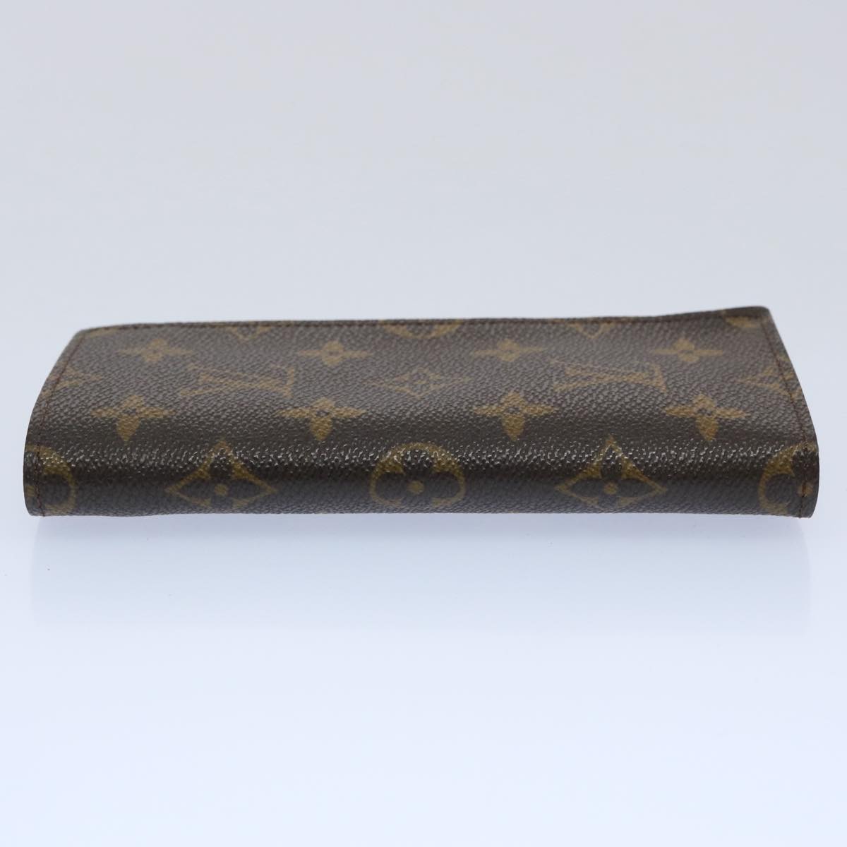 LOUIS VUITTON Monogram Etui Lunettes Simple Glasses Case M62962 LV th4466
