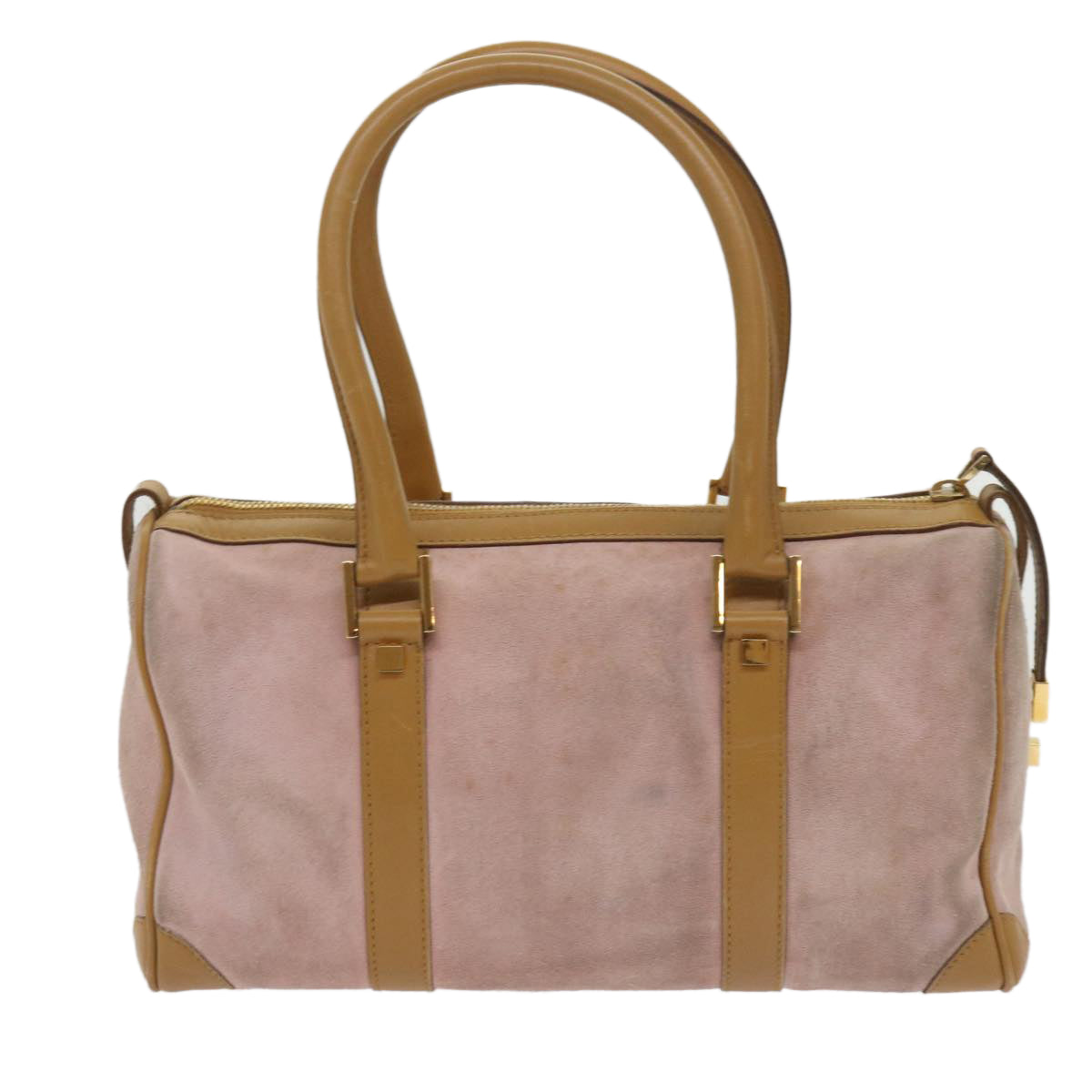 GUCCI Hand Bag Suede Pink 000 0851  th4512