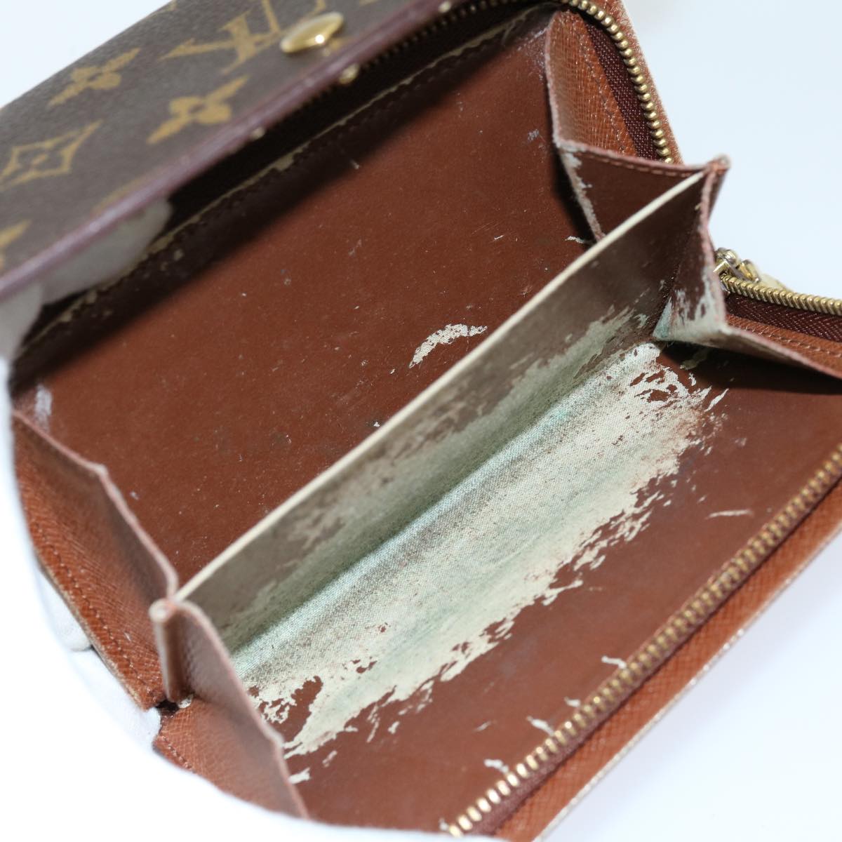 LOUIS VUITTON Monogram Porte Monnaie Billets Tresor Wallet M61730 LV th4716
