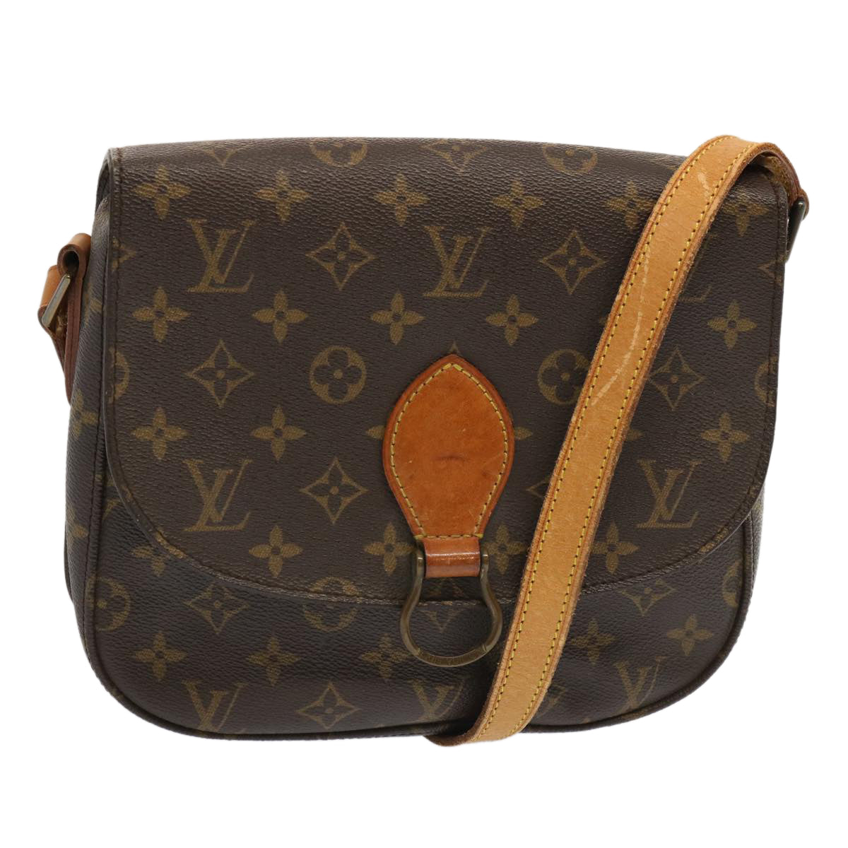 LOUIS VUITTON Monogram Saint Cloud GM Shoulder Bag M51242 LV th4734