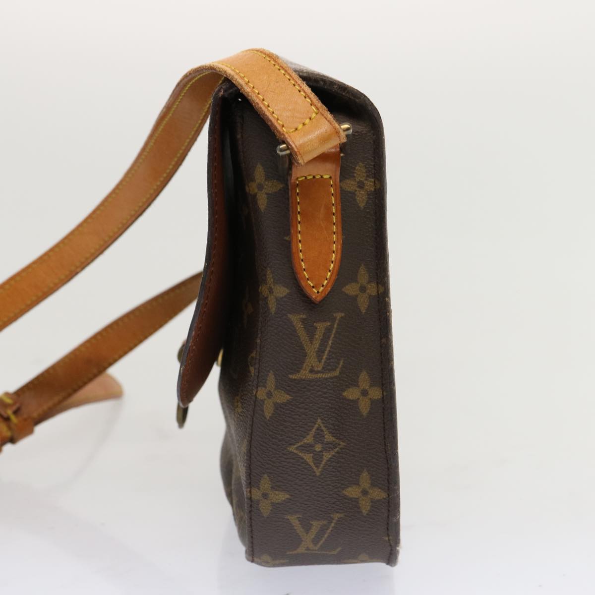 LOUIS VUITTON Monogram Saint Cloud GM Shoulder Bag M51242 LV th4734