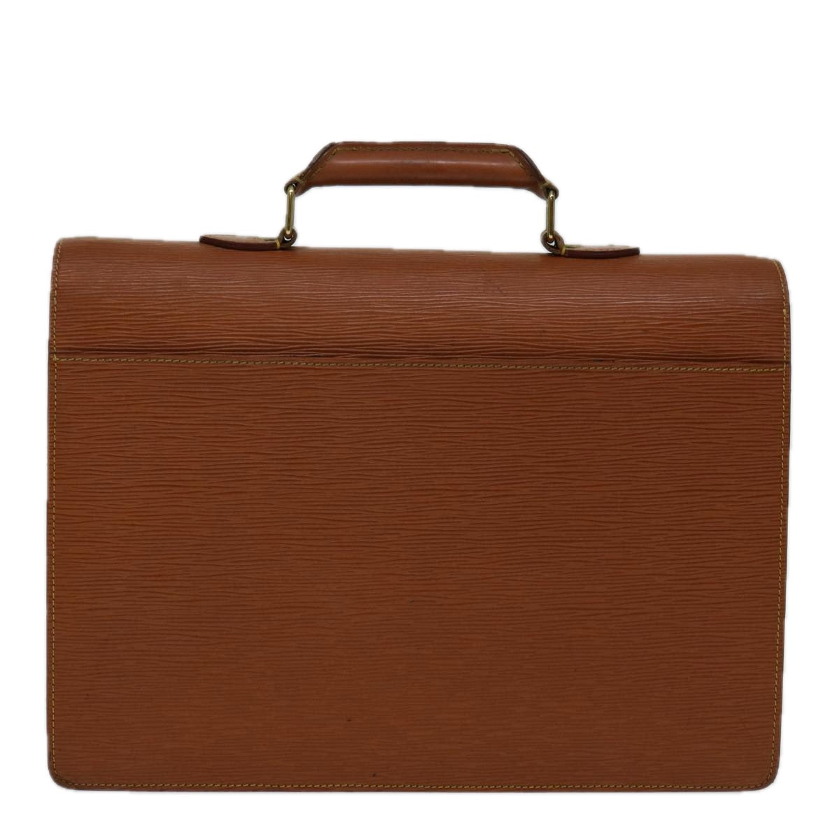 LOUIS VUITTON Epi Serviette Conseiller Briefcase Zipangu Gold M54428 th4741