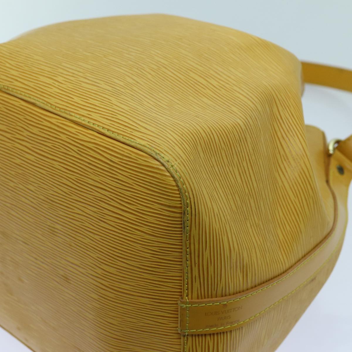 LOUIS VUITTON Epi Petit Noe Shoulder Bag Tassili Yellow M44109 LV th4754
