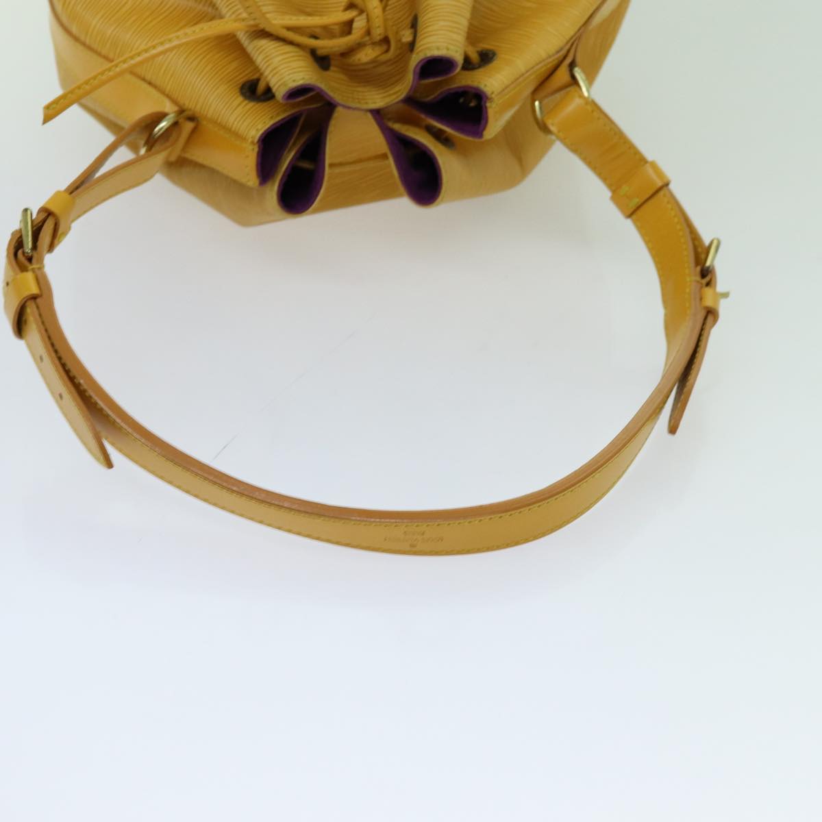 LOUIS VUITTON Epi Petit Noe Shoulder Bag Tassili Yellow M44109 LV th4754