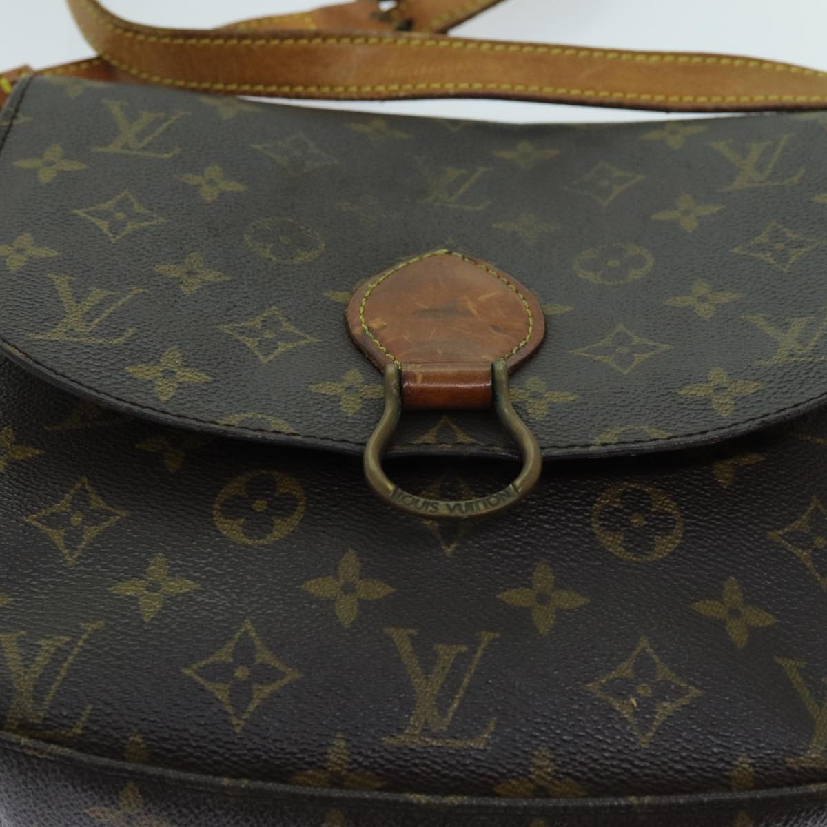 LOUIS VUITTON Monogram Saint Cloud GM Shoulder Bag M51242 LV th4755