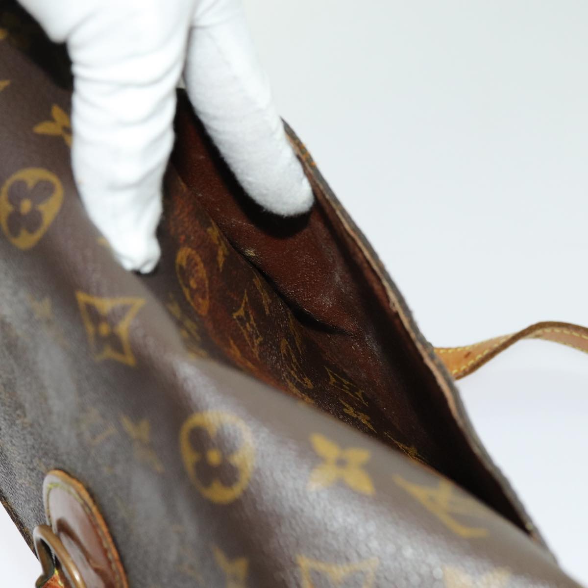 LOUIS VUITTON Monogram Saint Cloud GM Shoulder Bag M51242 LV th4755