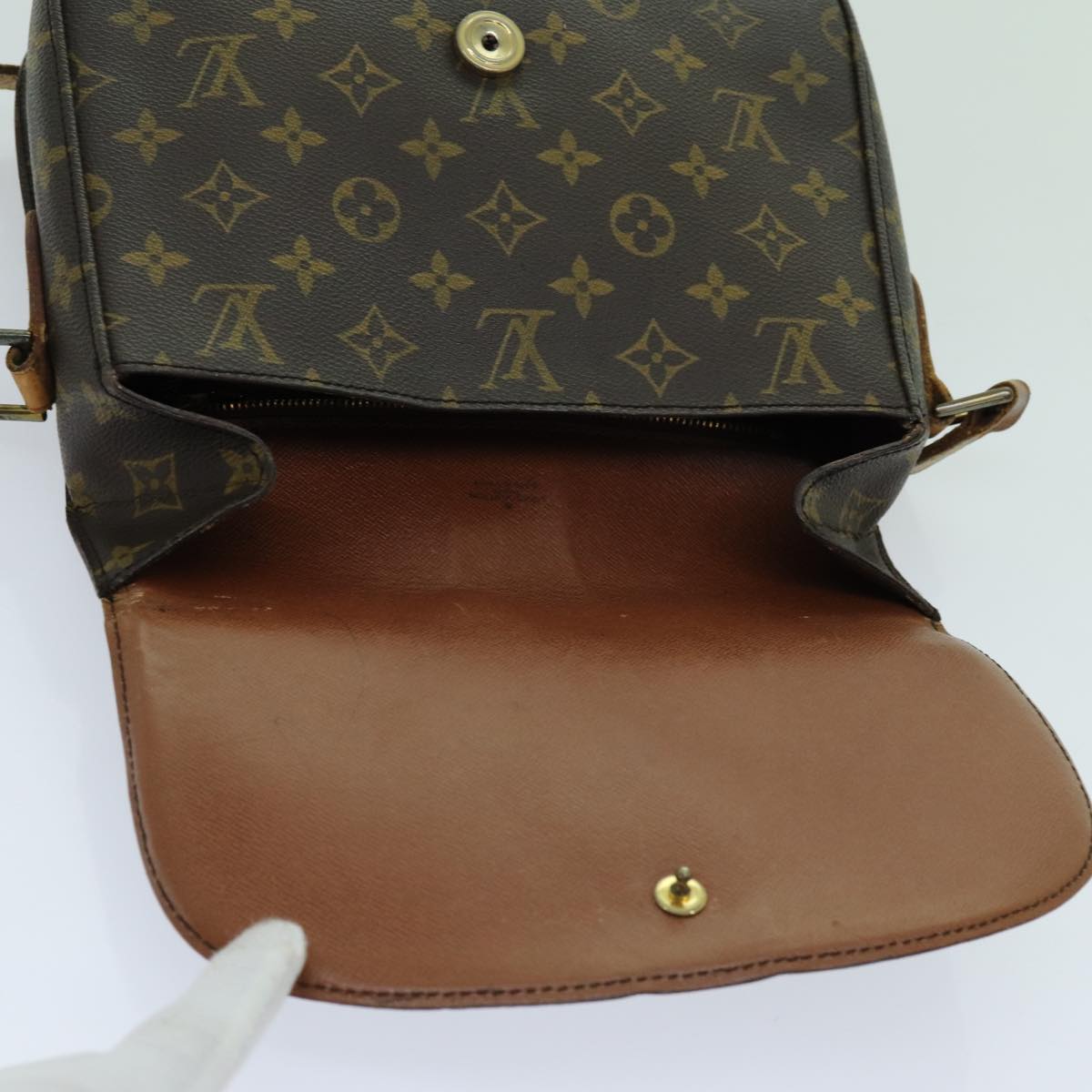 LOUIS VUITTON Monogram Saint Cloud GM Shoulder Bag M51242 LV th4755