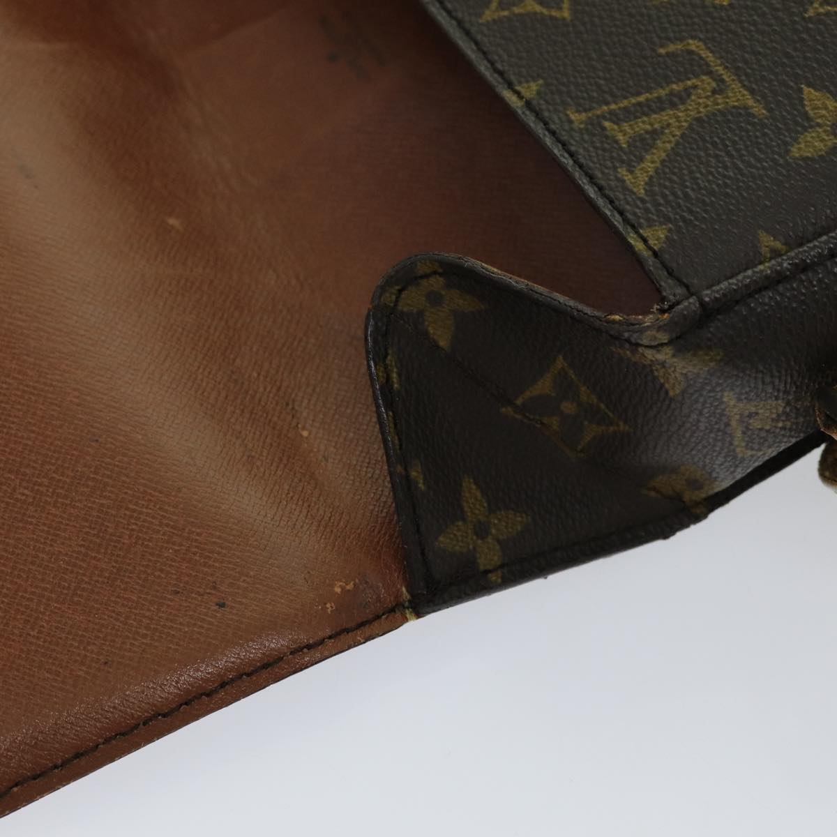 LOUIS VUITTON Monogram Saint Cloud GM Shoulder Bag M51242 LV th4755