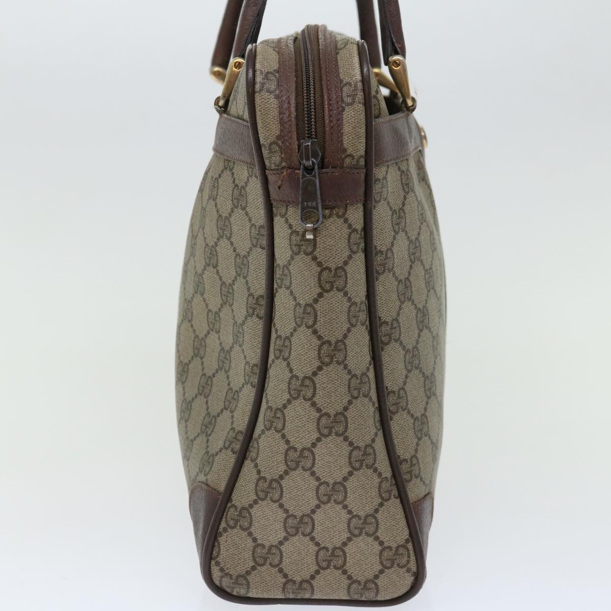 Luxury Gucci Trending 2025 GG Supreme Web Sherry Line Hand Bag PVC Beige Red 904 02 015  th4757