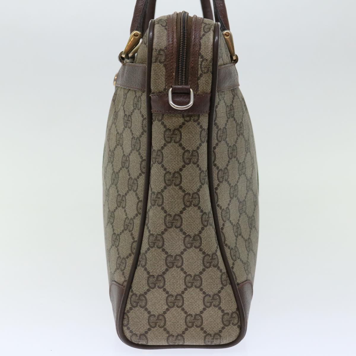 Luxury Gucci Trending 2025 GG Supreme Web Sherry Line Hand Bag PVC Beige Red 904 02 015  th4757