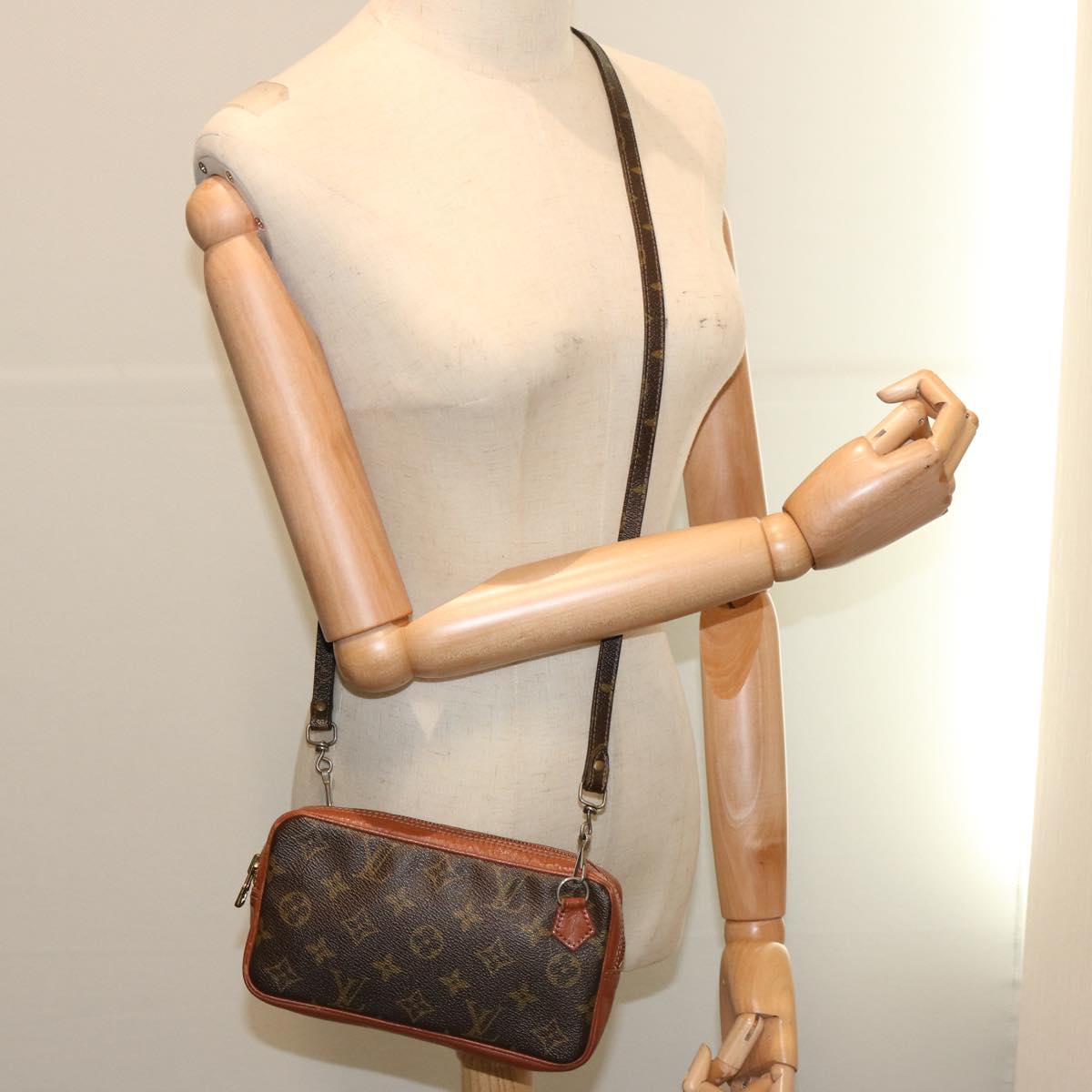 LOUIS VUITTON Monogram Marly Bandouliere Shoulder Bag M51828 LV th4764
