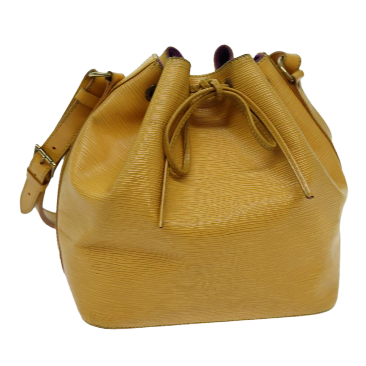 LOUIS VUITTON Epi Petit Noe Shoulder Bag Tassili Yellow M44109 LV th4766