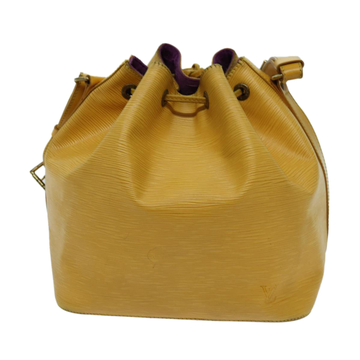 LOUIS VUITTON Epi Petit Noe Shoulder Bag Tassili Yellow M44109 LV th4766