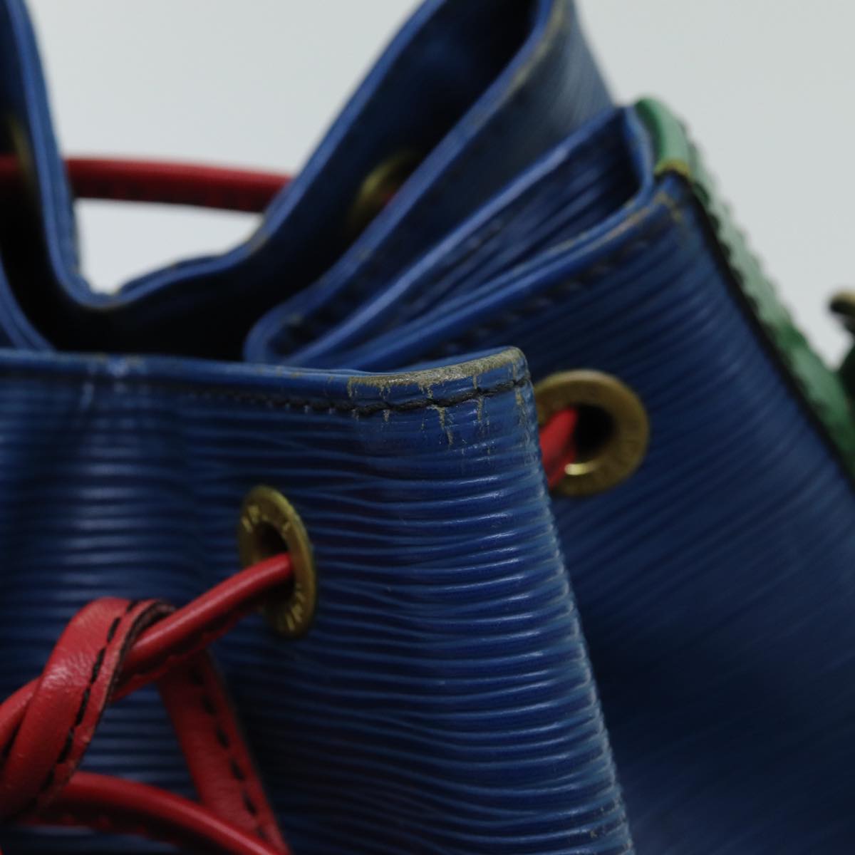 LOUIS VUITTON Epi Toriko Color Noe ShoulderBag Red Blue Green M44084 th4767