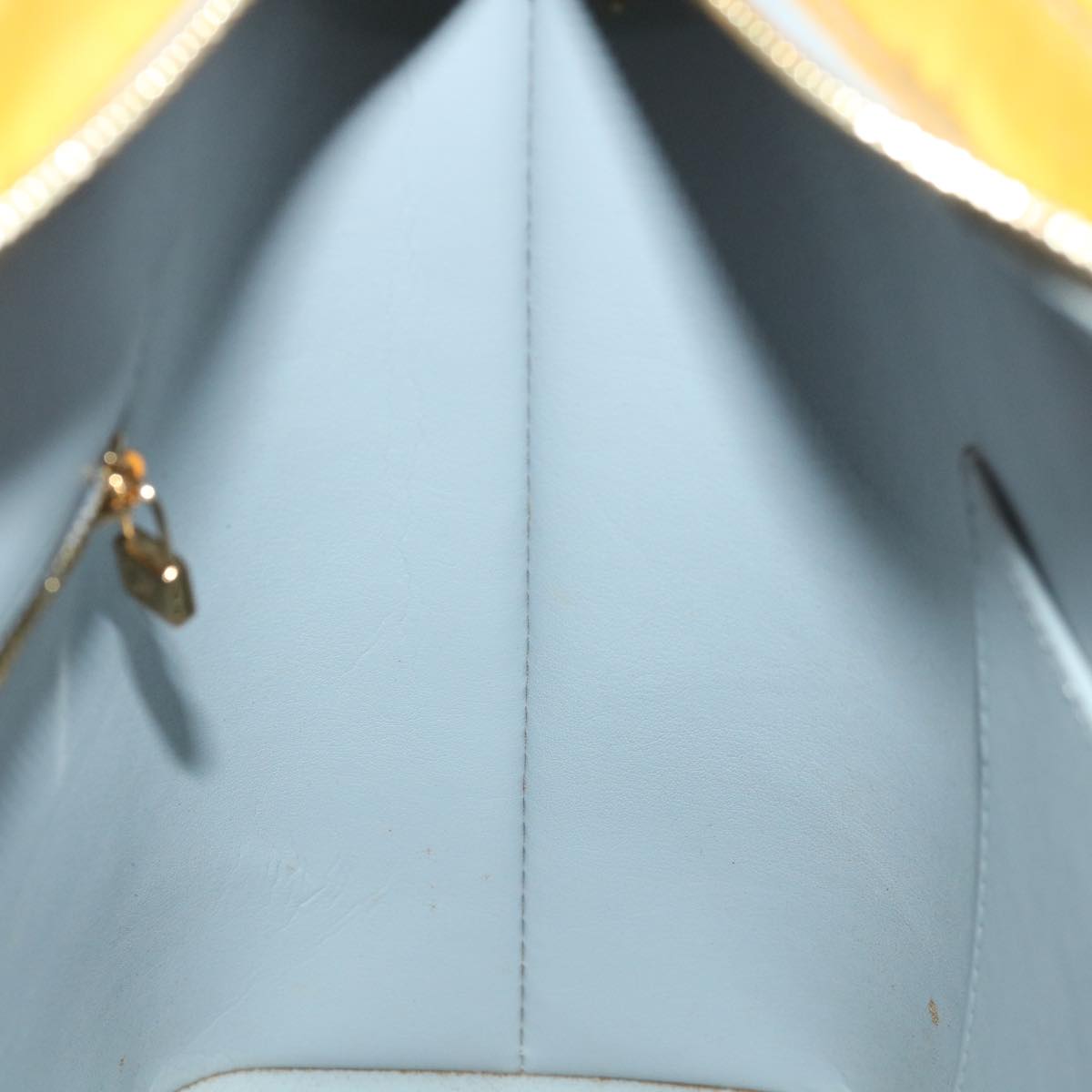 LOUIS VUITTON Monogram Vernis Houston Hand Bag Gris M91053 LV th4768