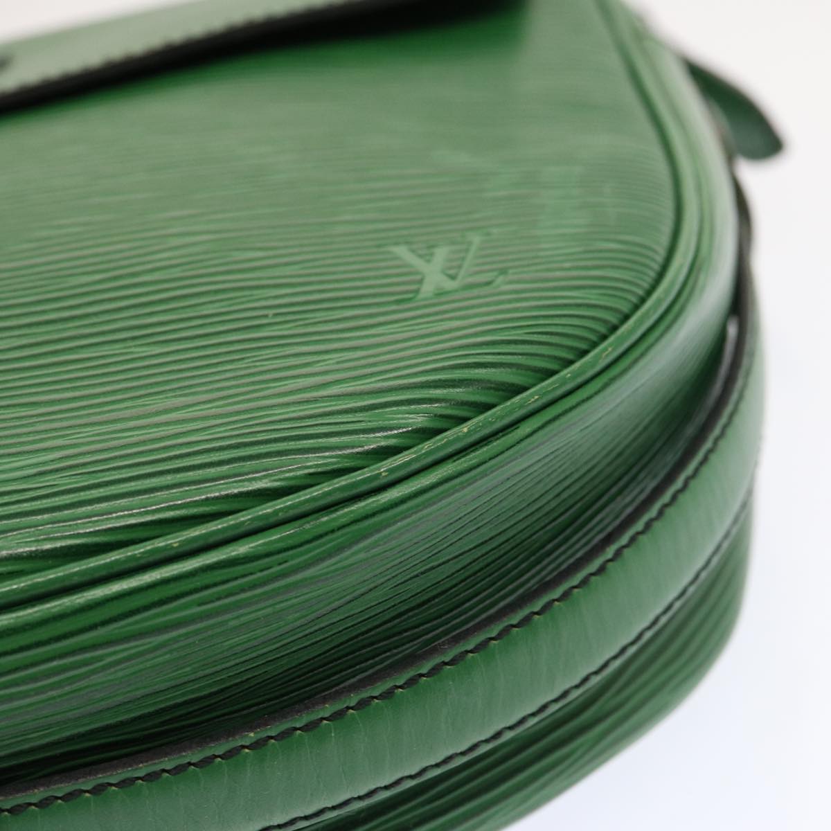 LOUIS VUITTON Epi Jeune Fille MM Shoulder Bag Green M52154 LV th4771