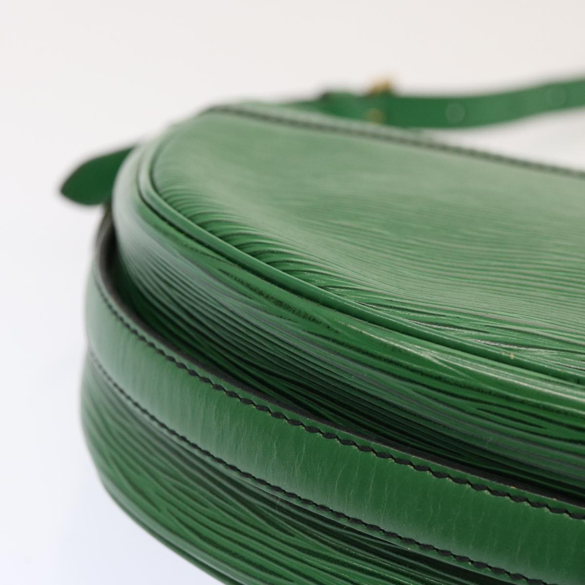 LOUIS VUITTON Epi Jeune Fille MM Shoulder Bag Green M52154 LV th4771