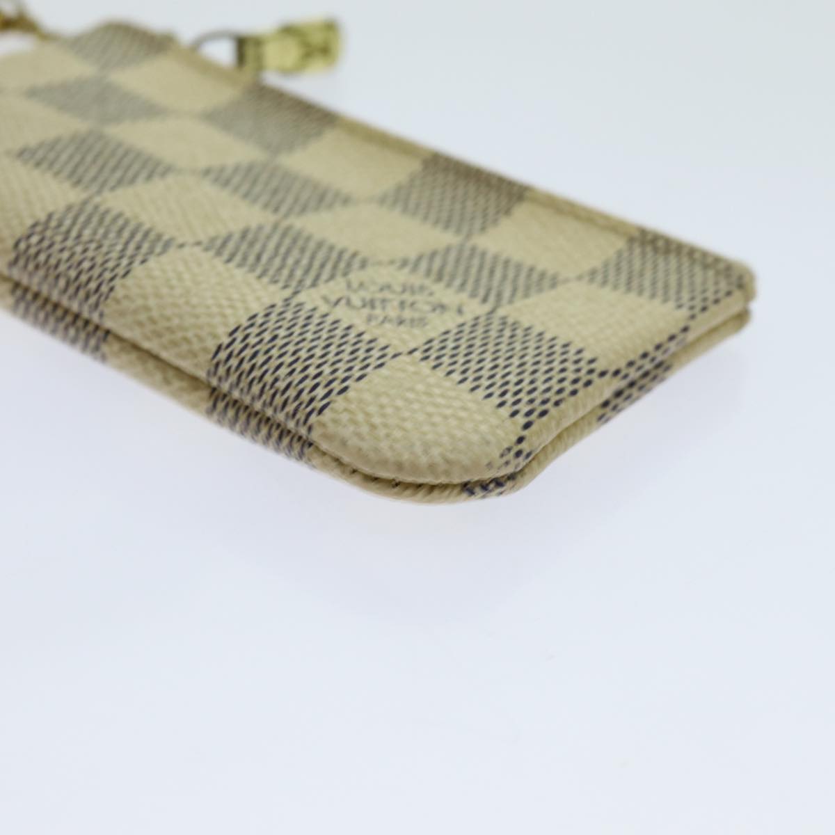 LOUIS VUITTON Damier Azur Pochette Cles Coin Purse N62659 LV th4773