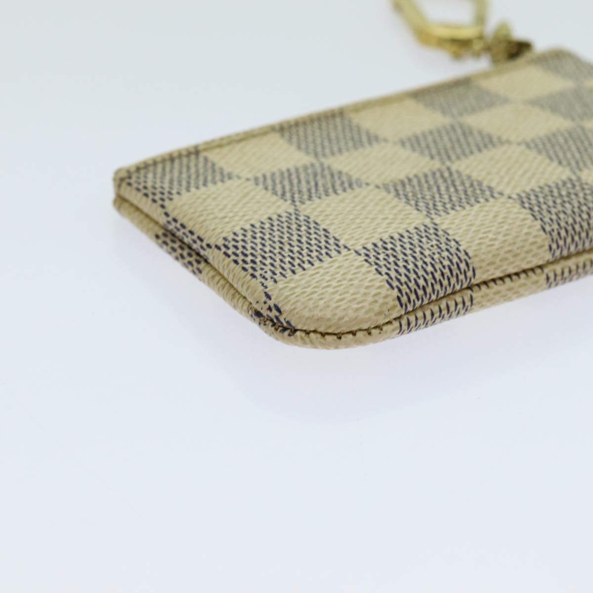 LOUIS VUITTON Damier Azur Pochette Cles Coin Purse N62659 LV th4773