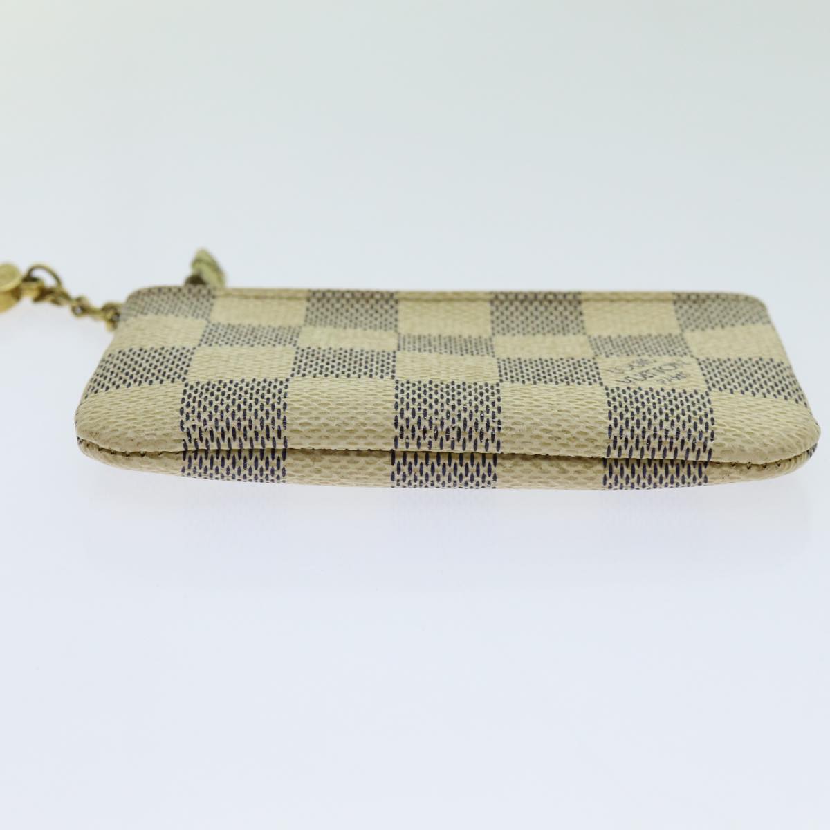 LOUIS VUITTON Damier Azur Pochette Cles Coin Purse N62659 LV th4773