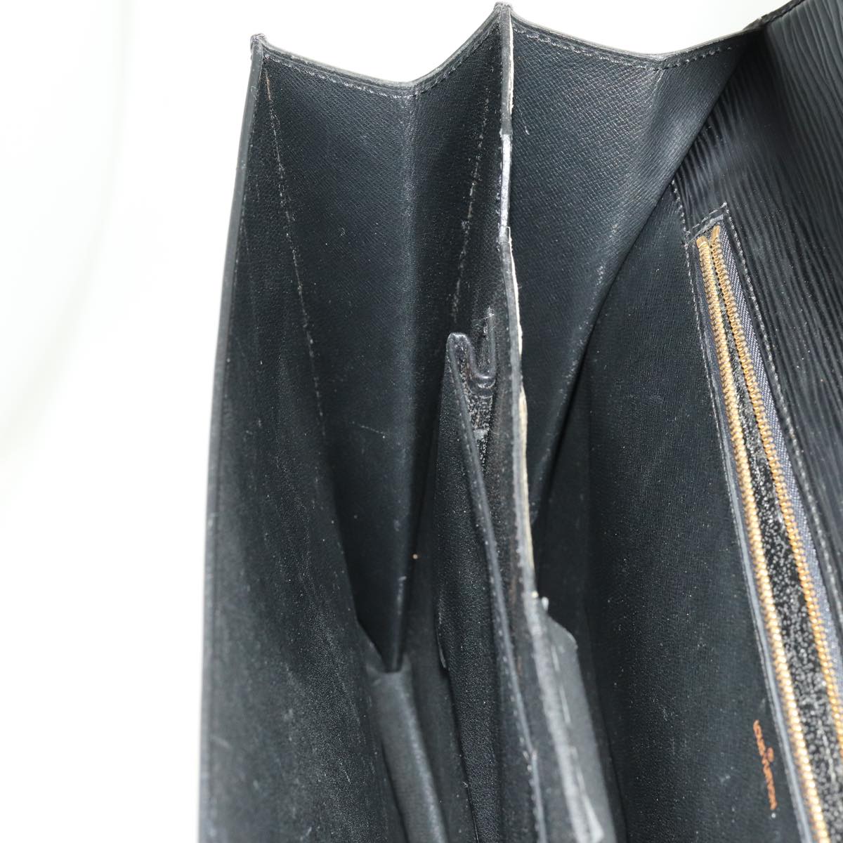 LOUIS VUITTON Epi Serviette Ambassador Business Bag Black M54412 LV th4783