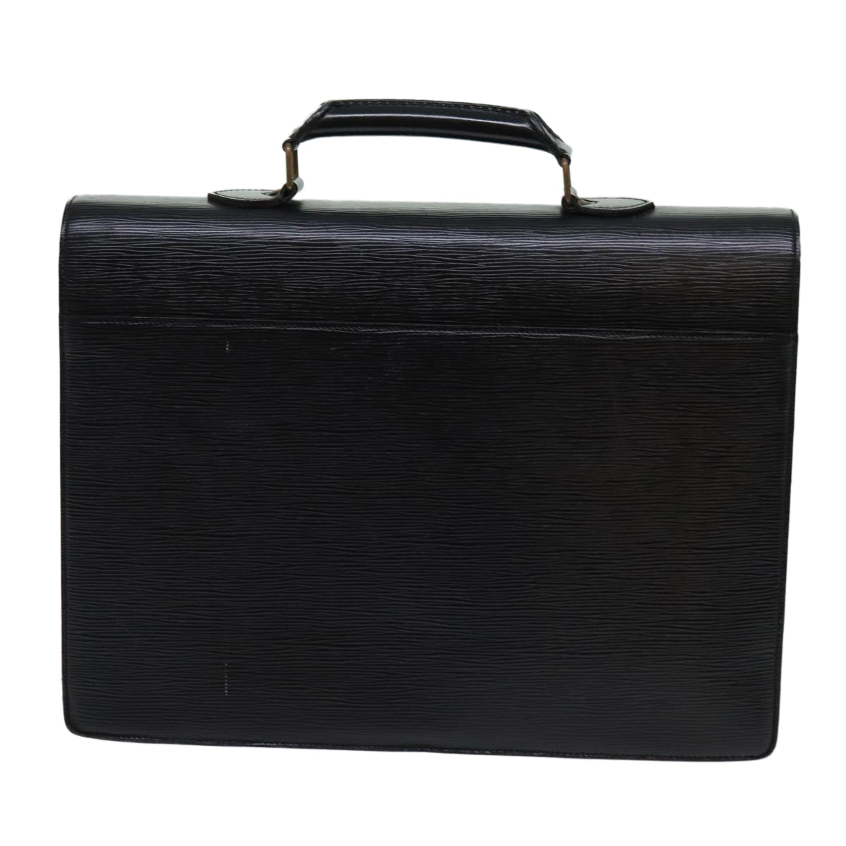LOUIS VUITTON Epi Serviette Ambassador Business Bag Black M54412 LV th4783