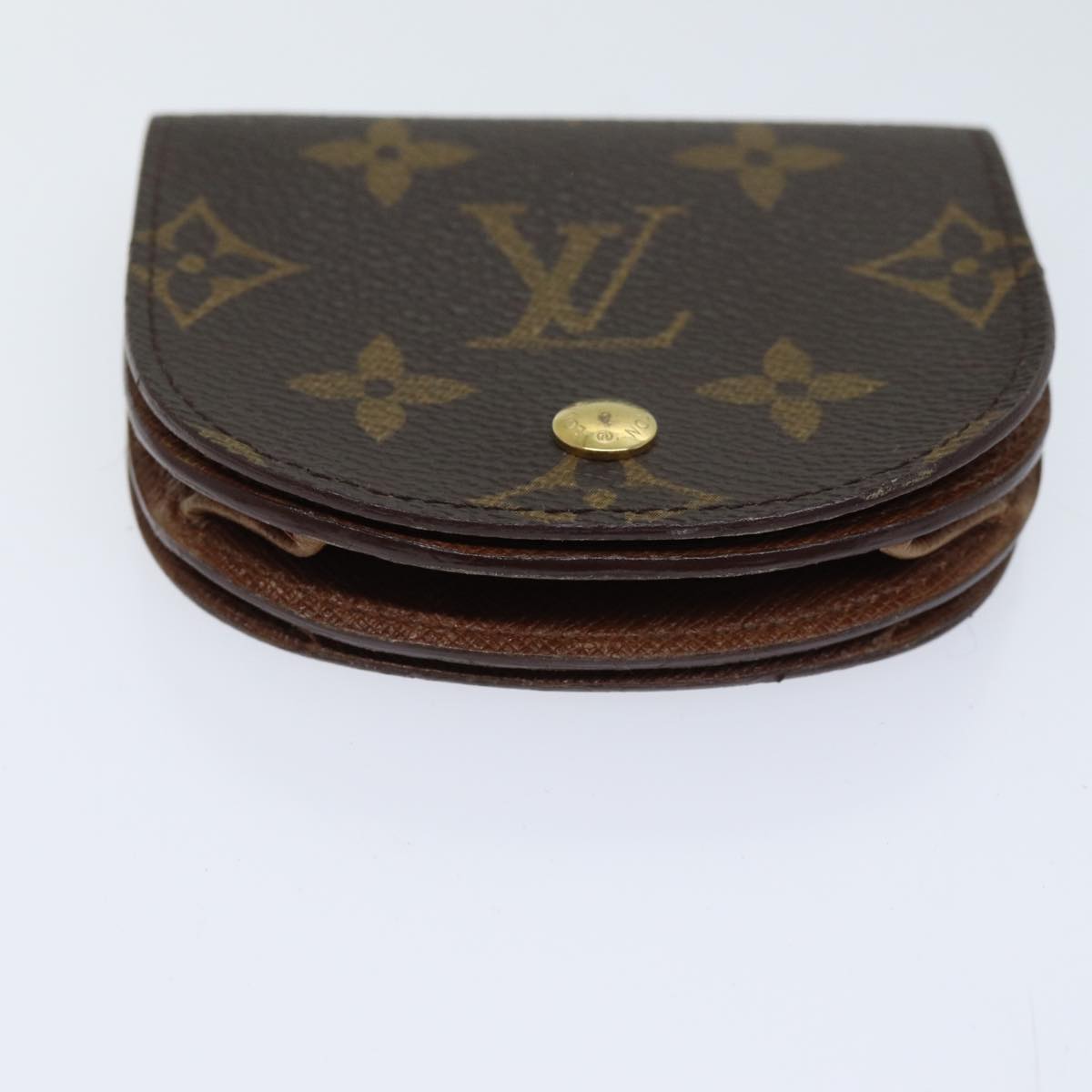 LOUIS VUITTON Monogram Porte Monnaie Guze Coin Purse M61970 LV th4787
