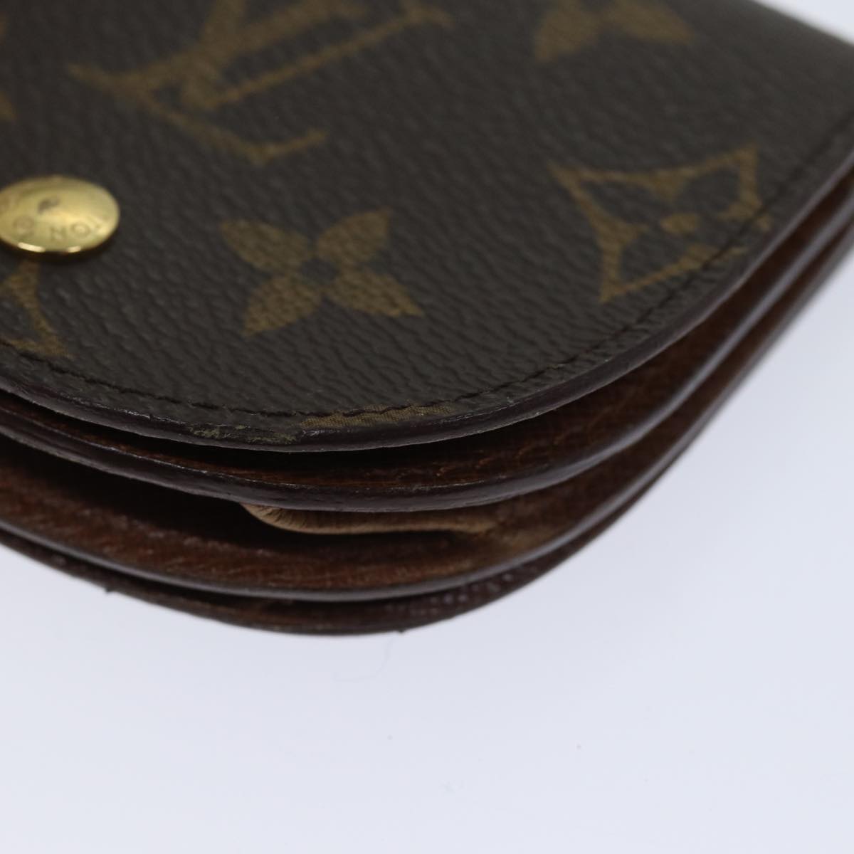 LOUIS VUITTON Monogram Porte Monnaie Guze Coin Purse M61970 LV th4787