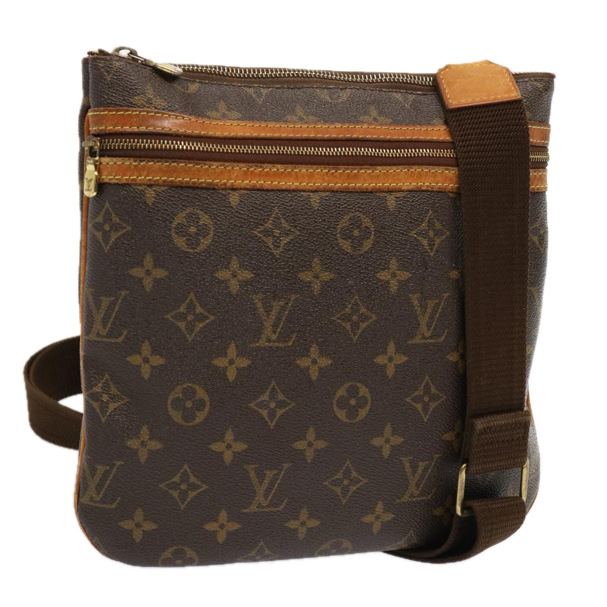 LOUIS VUITTON Monogram Messenger Bosphore PM Shoulder Bag M40106 LV th4788