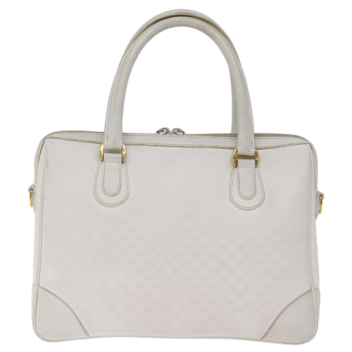 Luxury Gucci Trending 2025 Micro GG Canvas Hand Bag PVC 2way White 002 123 0167  th4828