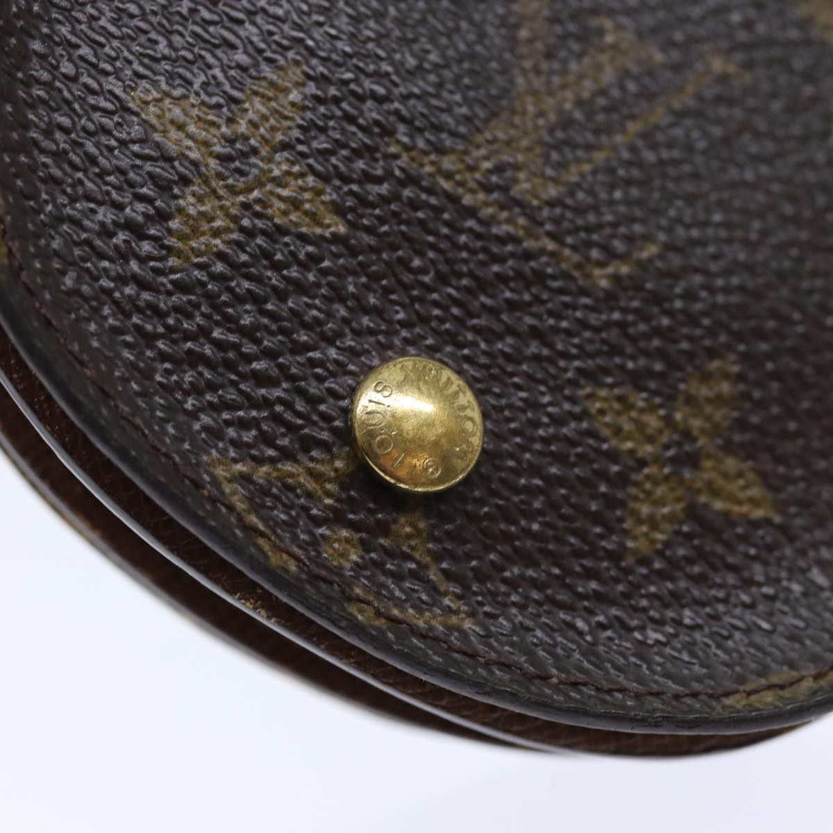 LOUIS VUITTON Monogram Porte Monnaie Guze Coin Purse M61970 LV th4895
