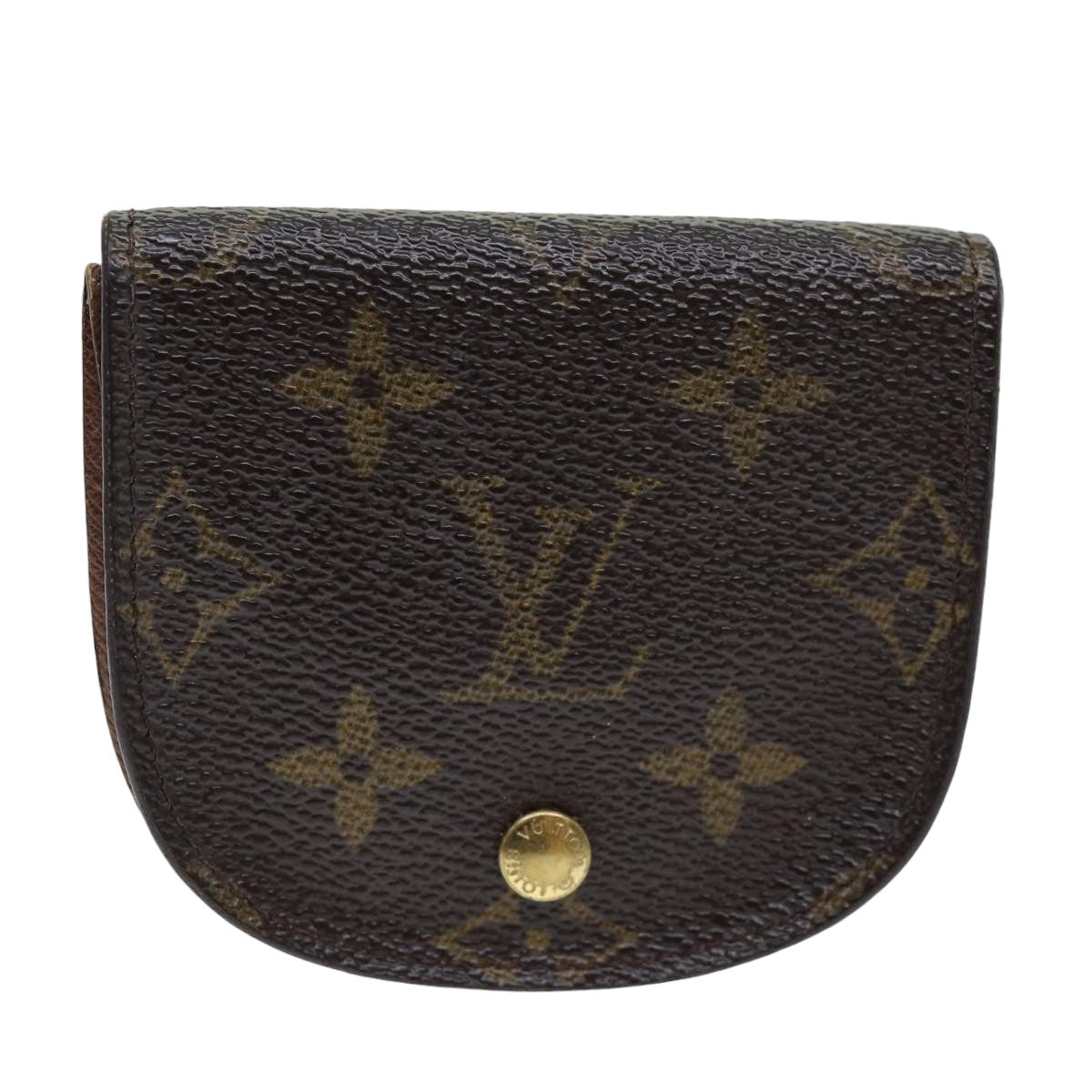 LOUIS VUITTON Monogram Porte Monnaie Guze Coin Purse M61970 LV th4895