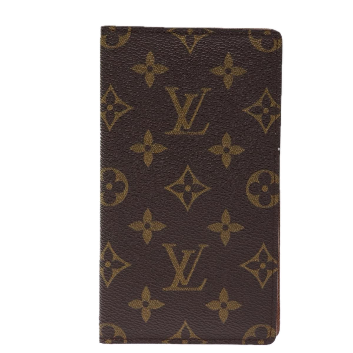LOUIS VUITTON Monogram Agenda Poche Note Cover R20503 LV th4896