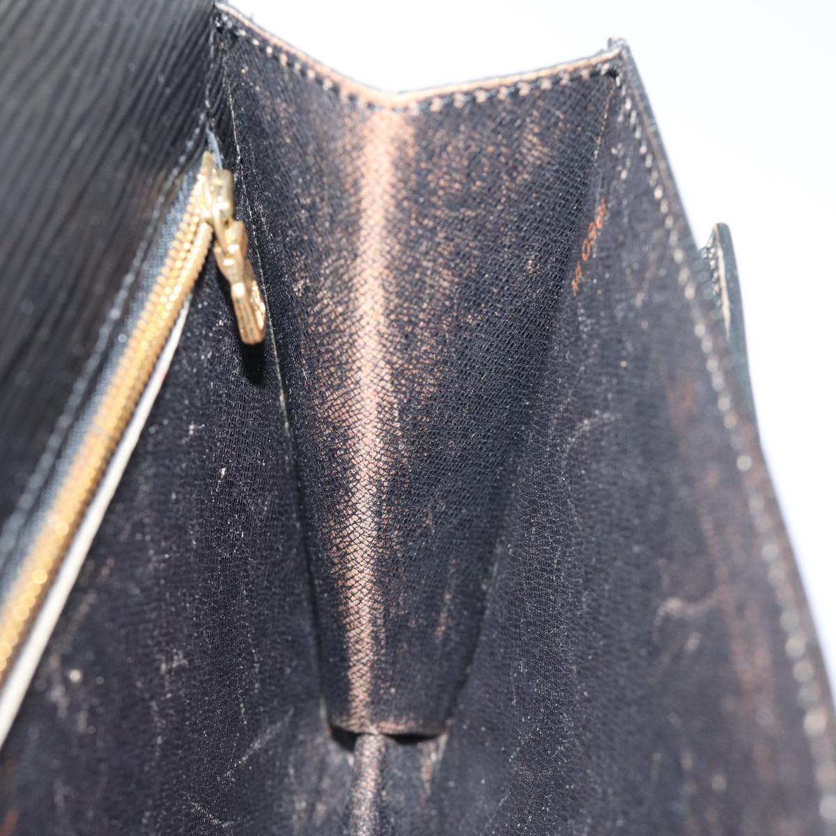 LOUIS VUITTON Epi Serie Dragonne Hand Bag Black Noir M52612 LV th4901