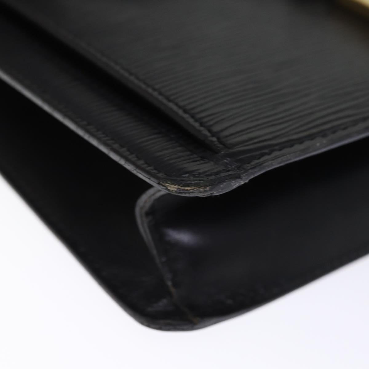 LOUIS VUITTON Epi Serie Dragonne Hand Bag Black Noir M52612 LV th4901