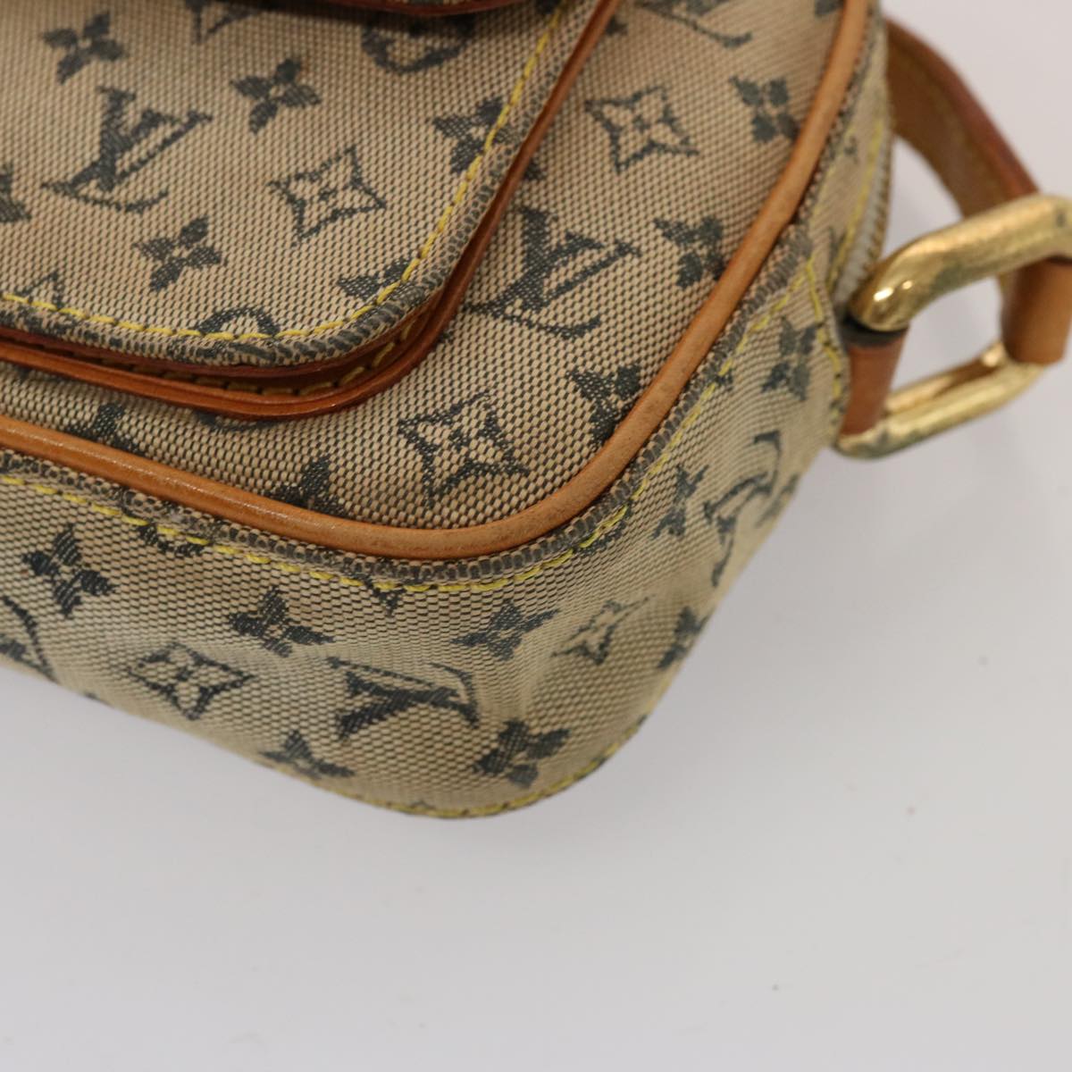 LOUIS VUITTON Monogram Mini Juliet MM Shoulder Bag Blue M92004 LV th4905