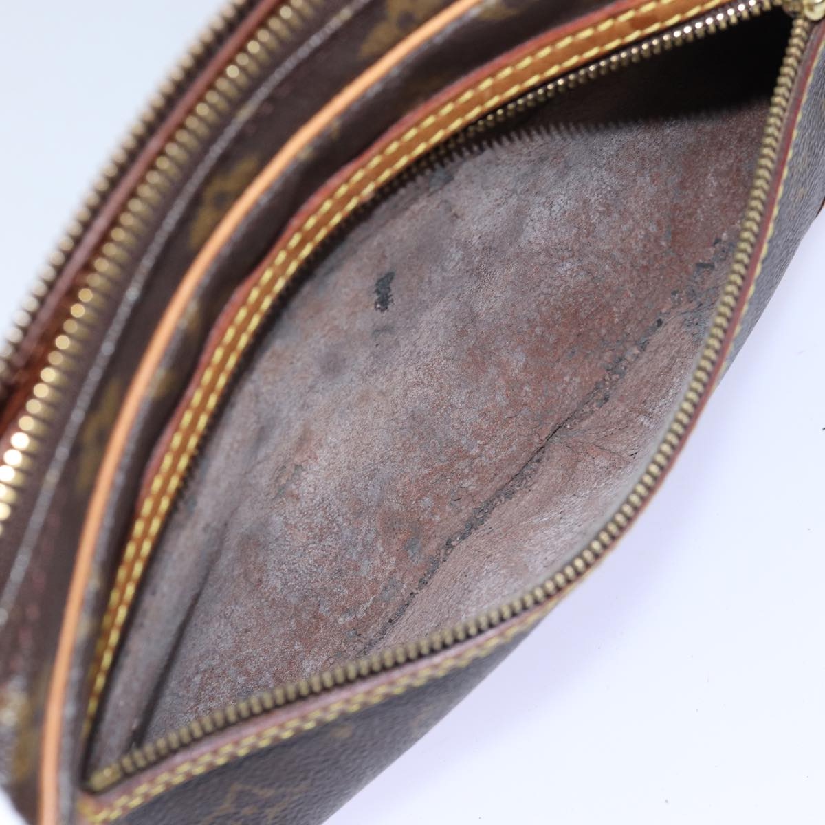 LOUIS VUITTON Monogram Marly Dragonne GM Clutch Bag M51825 LV th4906