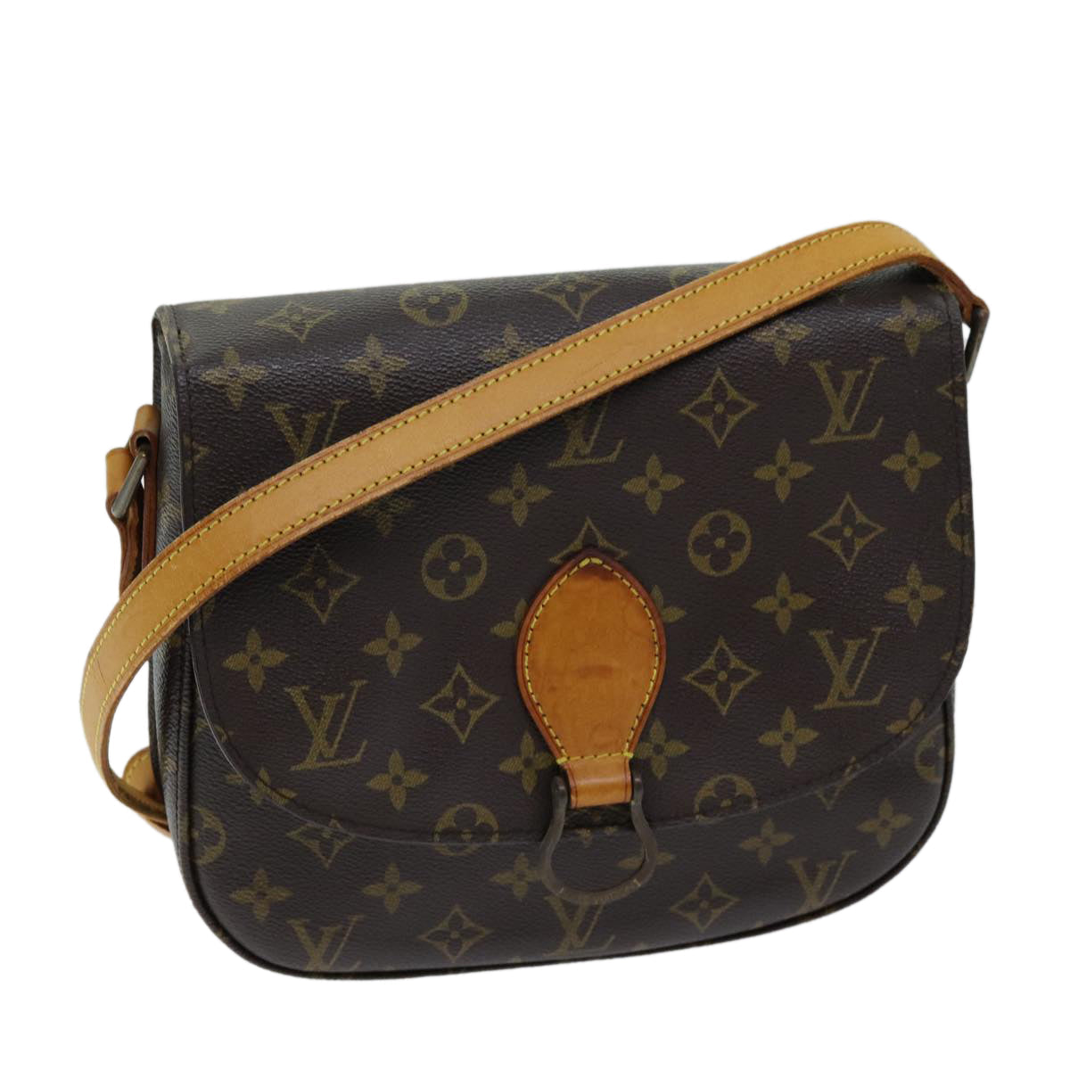 LOUIS VUITTON Monogram Saint Cloud GM Shoulder Bag M51242 th4908