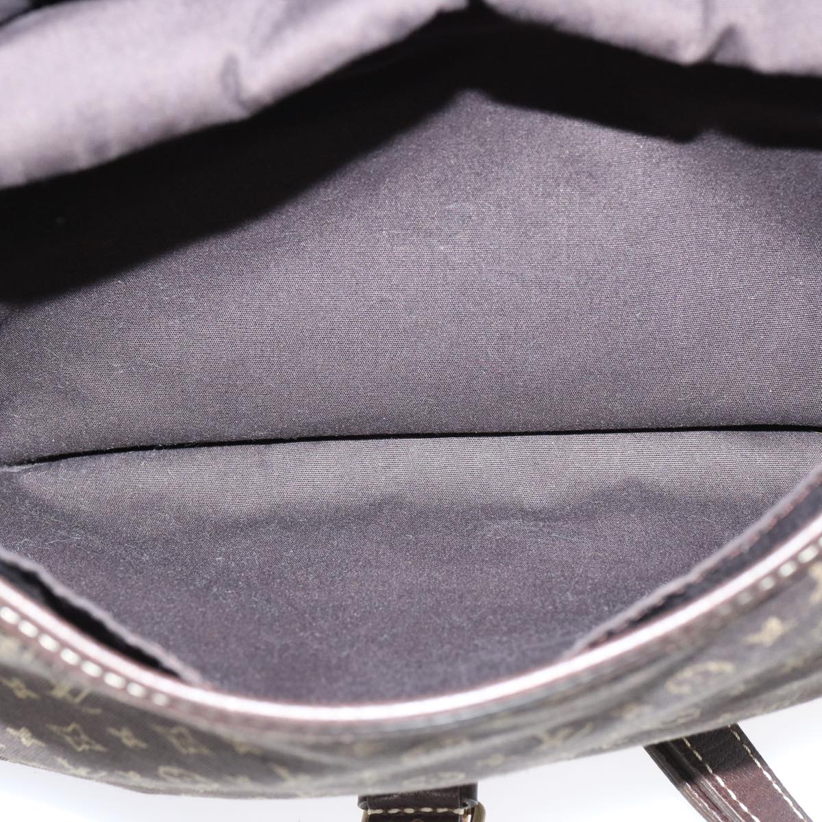 LOUIS VUITTON Monogram Mini Lin Saumur PM Shoulder Bag Ebene M95227 th4927