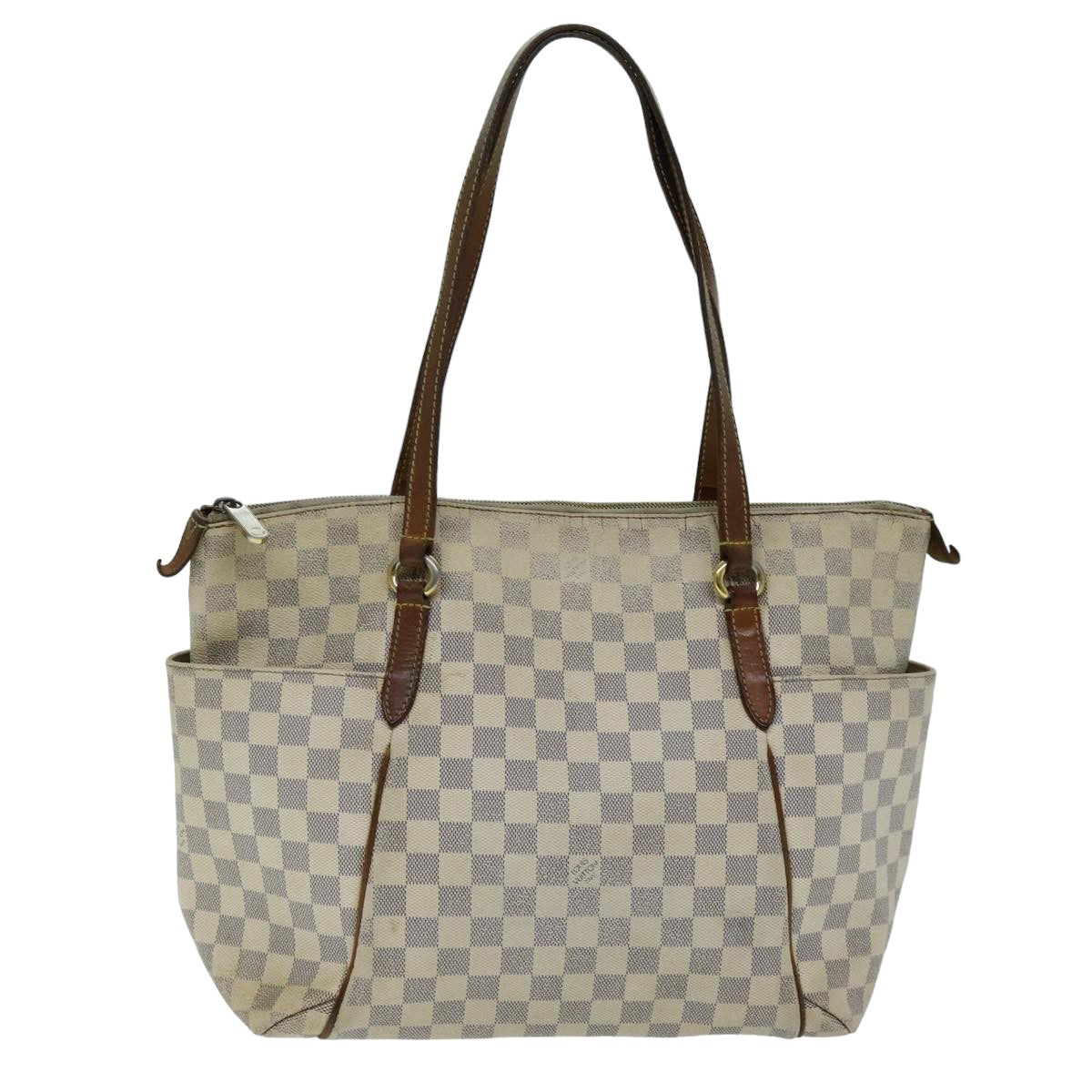 LOUIS VUITTON Damier Azur Totally MM Tote Bag N51262 LV th4930