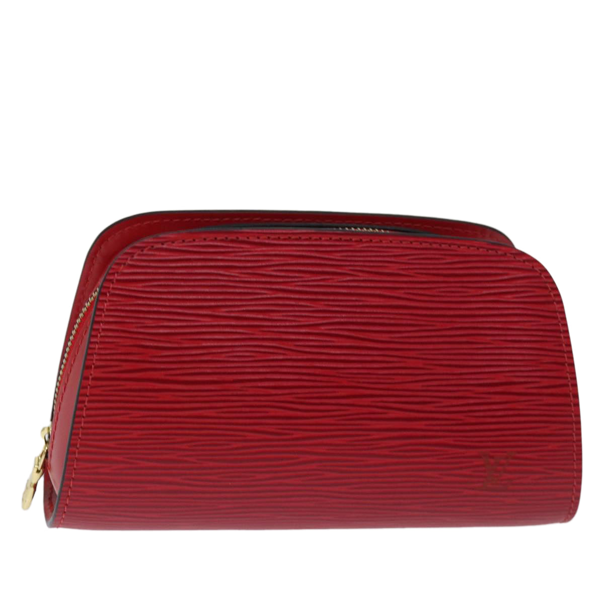 LOUIS VUITTON Epi Dauphine PM Pouch Castilian Red M48447 LV th4932
