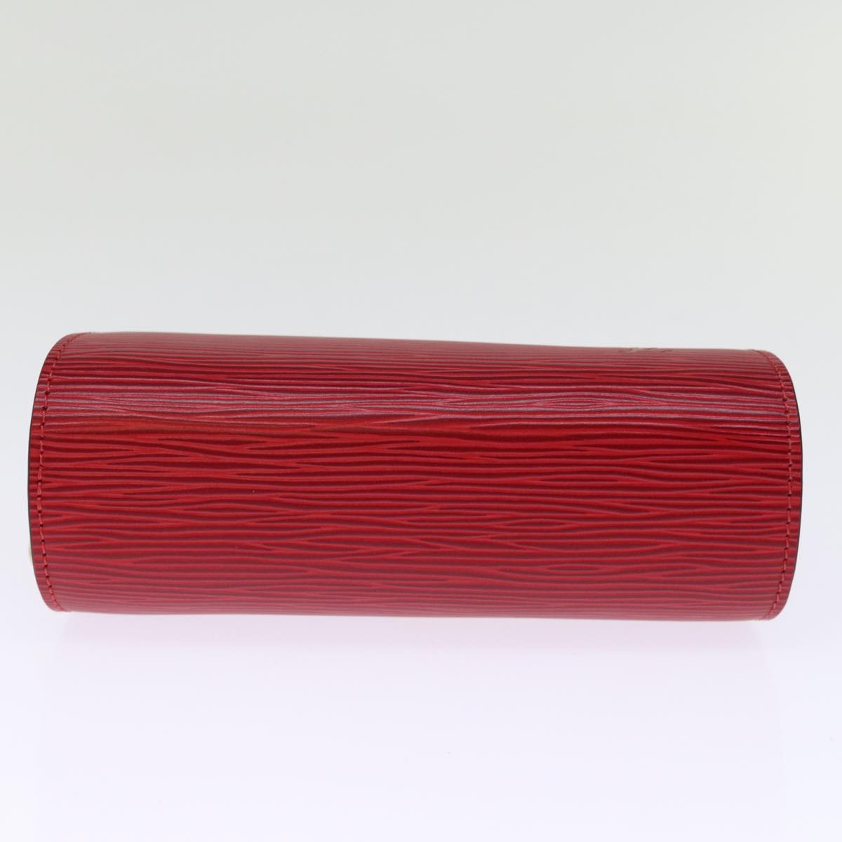 LOUIS VUITTON Epi Dauphine PM Pouch Castilian Red M48447 LV th4932