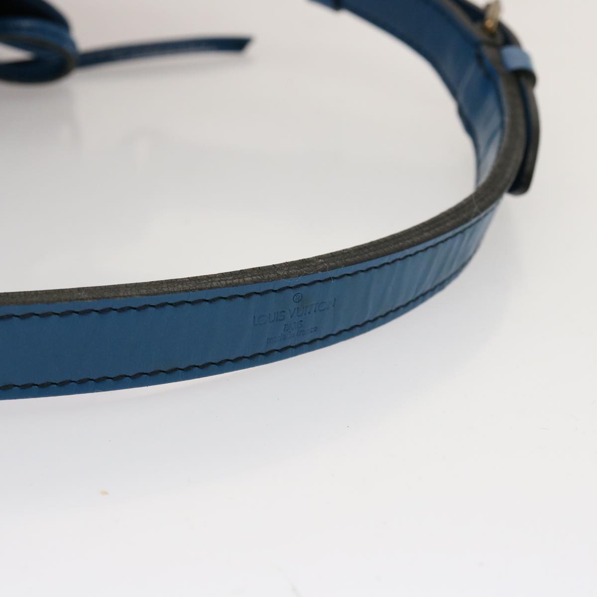 LOUIS VUITTON Epi Petit Noe Shoulder Bag Blue M44105 LV th4933