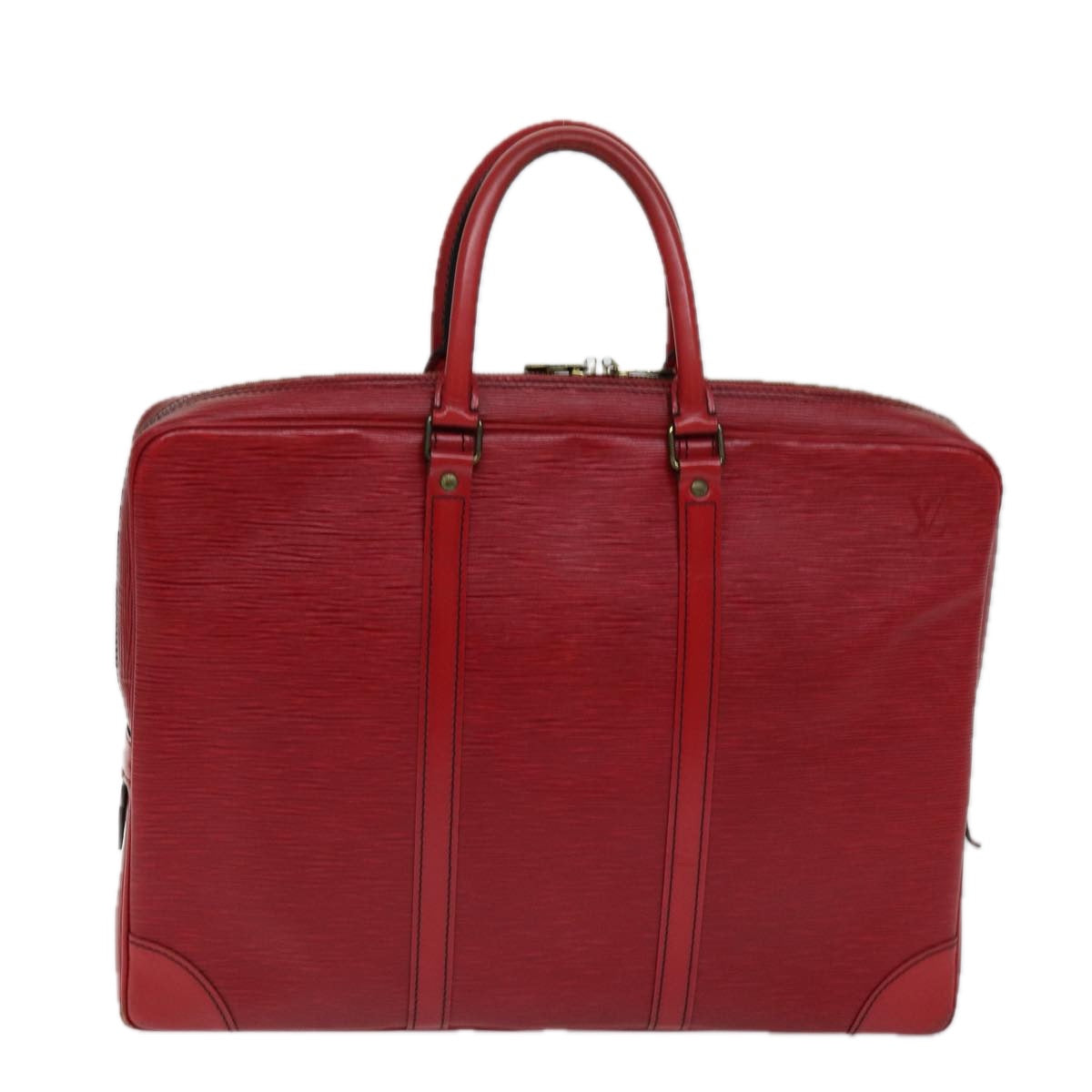 LOUIS VUITTON Epi Porte Documents Voyage Business Bag Red M54477 LV th4936